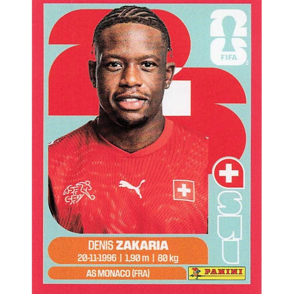 Panini Fifa World Cup 2026 Sticker RED BORDER PARALLEL Denis Zakaria SUI 10